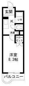 【間取り】 | メゾン南多摩 | 間取りです。