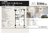 エクレールガーデン鷺ノ宮　仲介手数料無料＋40万円現金プレゼント中の画像