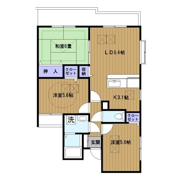 ボヌール森の台の間取り