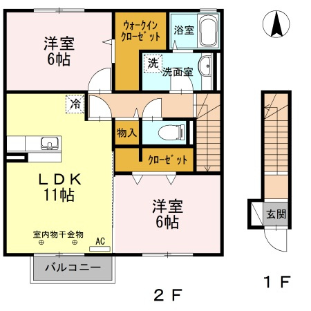 カモミール台町の間取り
