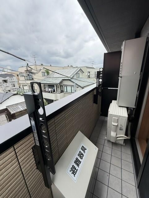 グランドグレース神楽坂のバルコニー