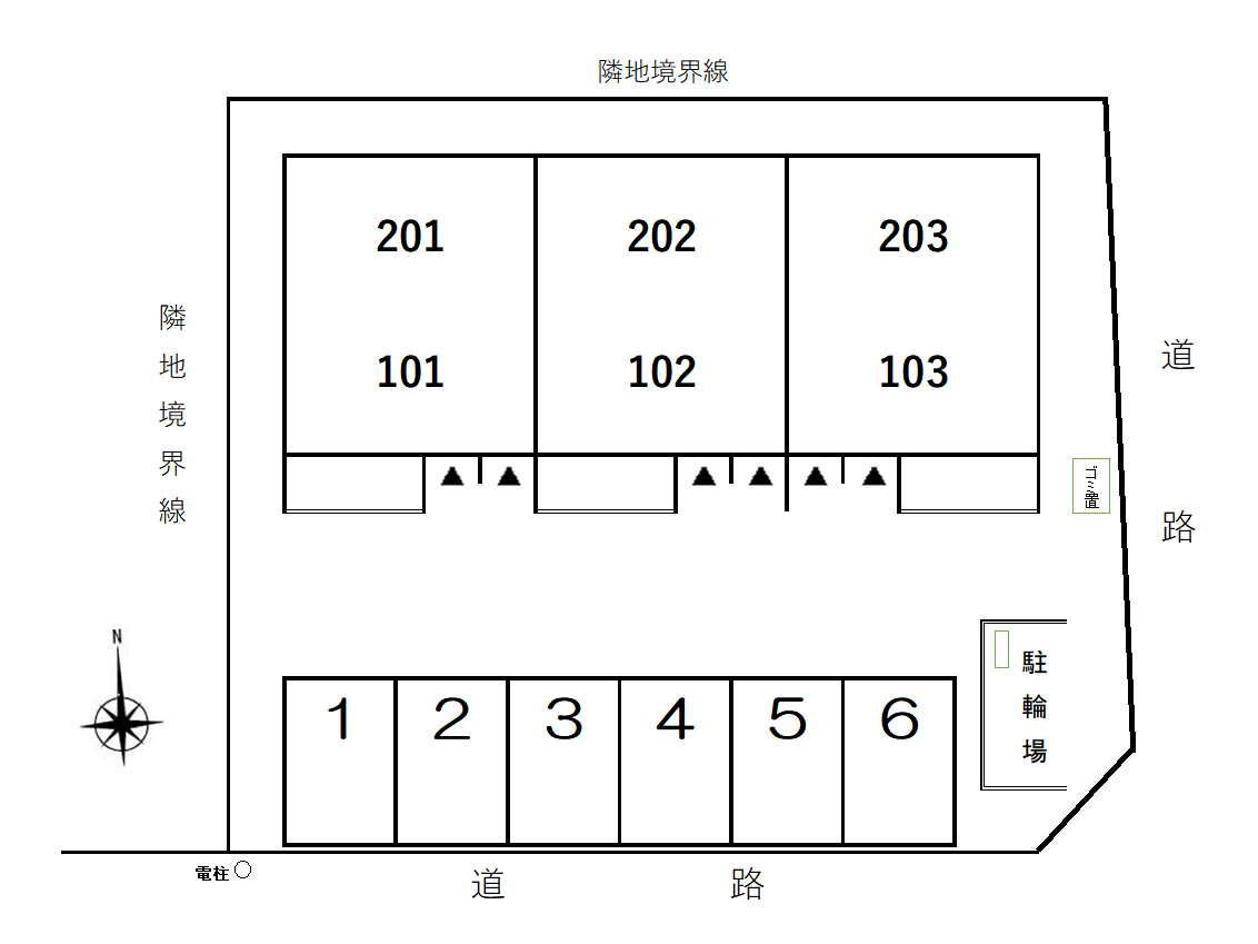フィオーレ（Ｆｉｏｒｅ）の区画図