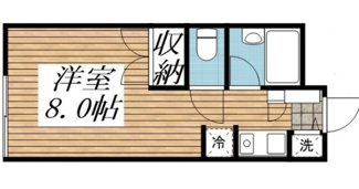 【間取り】 | シェ・オークル | 間取りです。