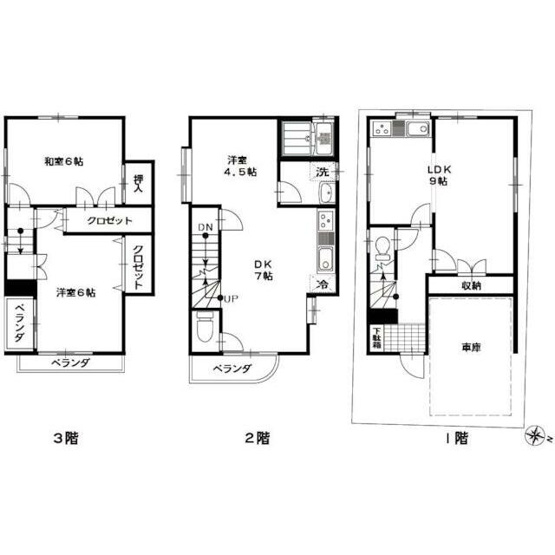 【間取り】 | 十条仲原３丁目貸家　15597　