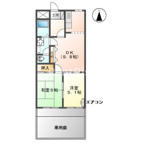 ＬａＶｉｅＥｎＲｏｓｅ　(ラヴィアンローズ)の間取り