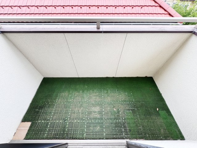 瀬野町貸家のバルコニー
