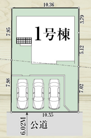 【区画図】 | 鶴ヶ島市羽折町　グラファーレ　新築戸建　全1棟　1号棟