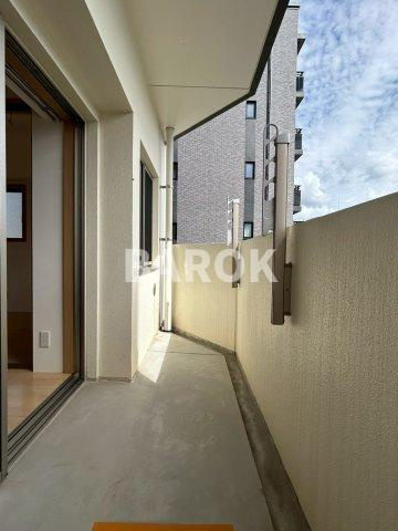 福岡市中央区白金２丁目の賃貸マンションのバルコニー