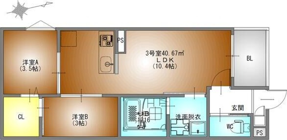 REGALEST野並の間取り