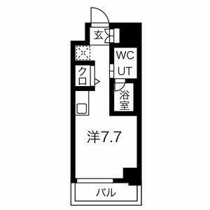 クラリッサ川崎ソレイユの間取り|間取りです。