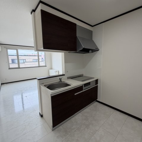コーポオアシス６のキッチン|きれいなキッチンです