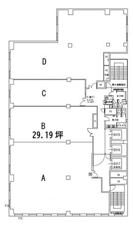 辰野心斎橋ビルの間取り