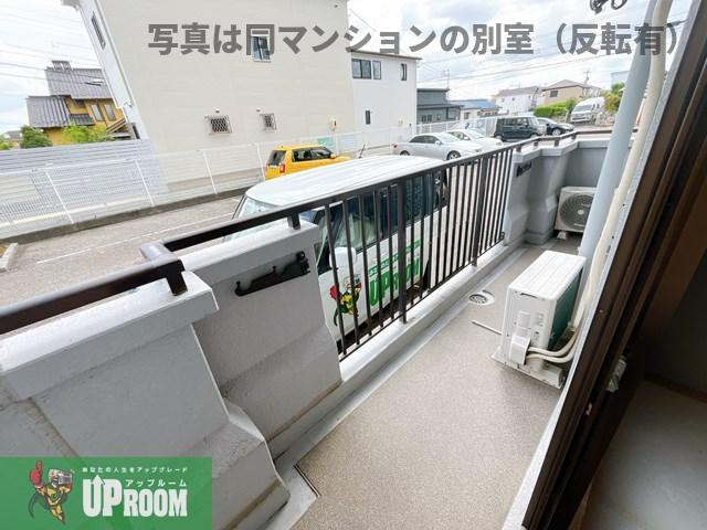 クレール壱番館のバルコニー