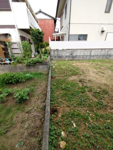 ６７１３４　岐阜市須賀土地の外観|北側境界付近