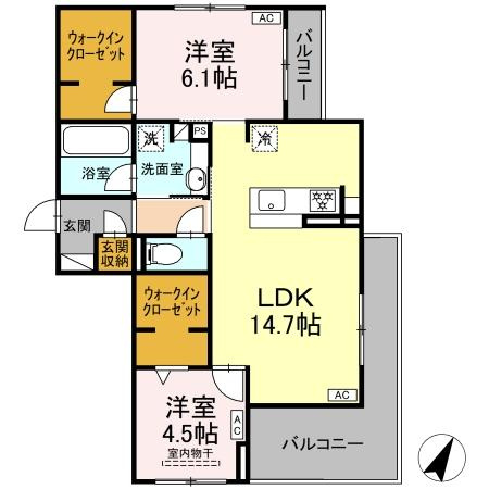 Lake Louiseの間取り