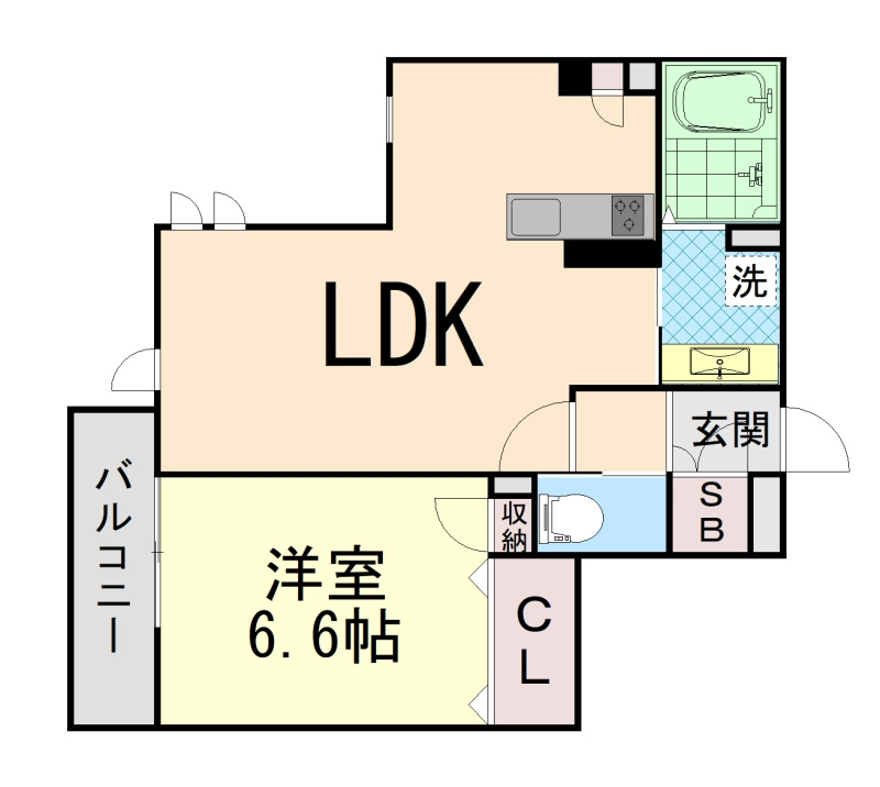 N-CUBEの間取り