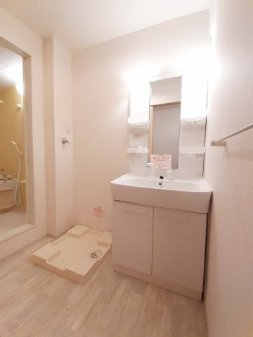 Ｃａｓａ　ＨＭＡの洗面所|スペースが確保できる洗面所です