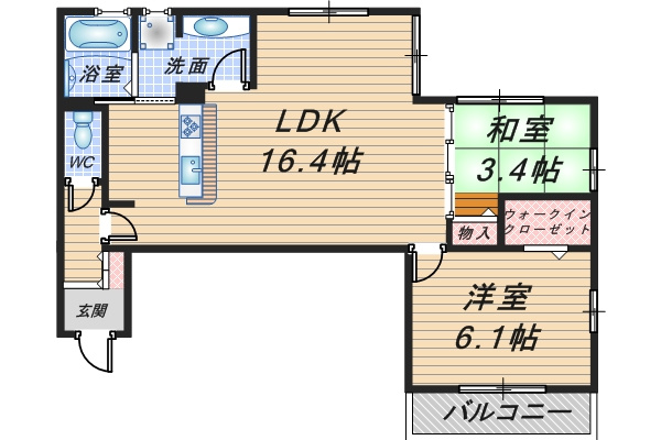 Ｄ House Grandeの間取り