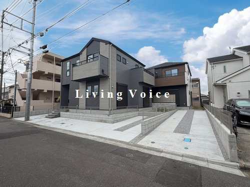 【仲介手数料０円】相模原市中央区横山1期　新築一戸建て　全3棟の外観|全体　相模原市中央区横山1期　新築一戸建て　全3棟