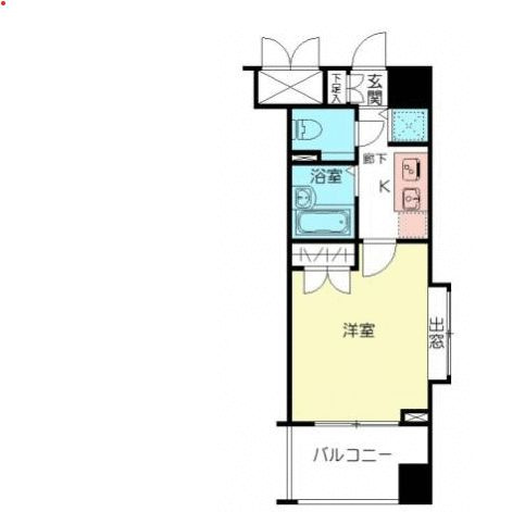 メインステージ麻布十番Ⅱの間取り