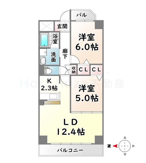 【間取り】 | ランドハウスグランドウェスト【名古屋市賃貸・駅近】