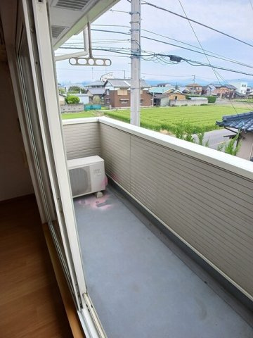 パストラル川部Ａのバルコニー|バルコニーがあります