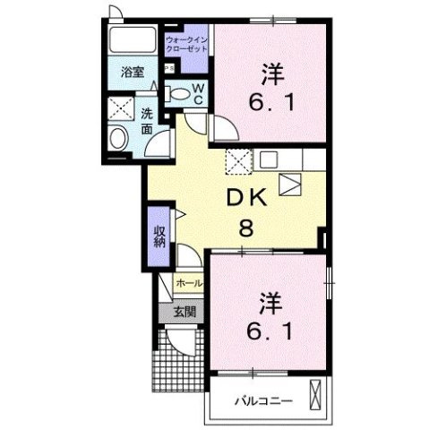 エレガンス・ブライドの間取り