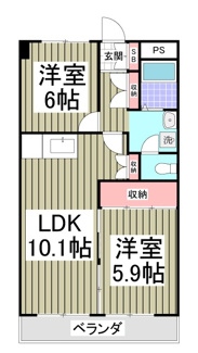 【間取り】 | 中野ビル | 間取りです。