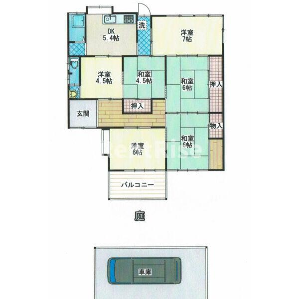 一宮市千秋町戸建の間取り