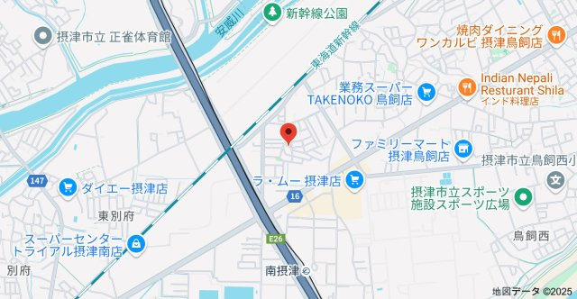 ポラリス摂津Rの地図