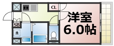 【間取り】 | U-ro鶴橋駅前　仲介手数料無料
