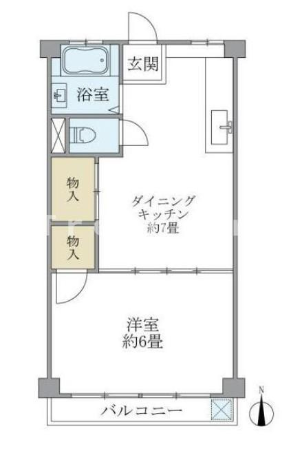 浅川コーポの間取り