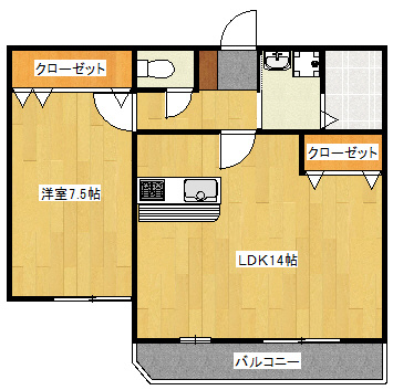 ベルフールの間取り