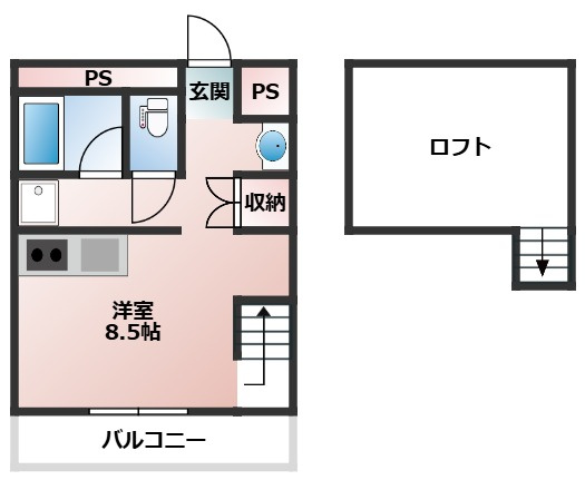 コートアネックスR-1の間取り