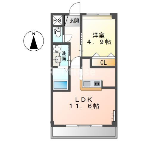 シャンビラージュⅡの間取り