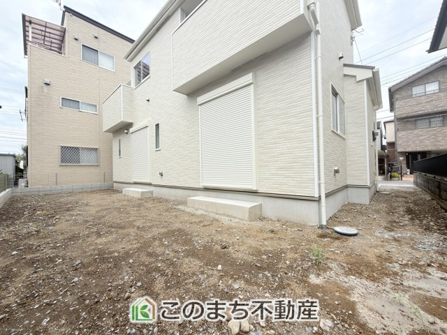 ハートフルタウン宇都宮市八千代2丁目1117番60の庭|大きなお庭でご家族や友人を招いてＢＢＱもできますね！お子様の水遊びにもぴったりです☆