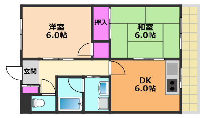 【間取り】 | ステラカーサI