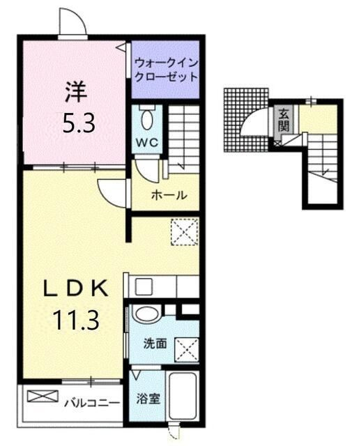 ソレイユ善福寺の間取り