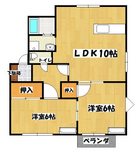 【間取り】 | グリーンリーフ拾番館