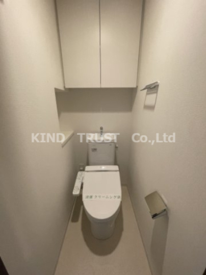 ザ・パークハビオ堂島のトイレ|シンプルで使いやすいトイレです