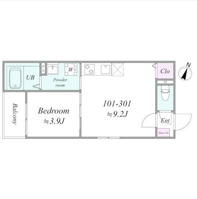 KASHIWA STREAMの間取り