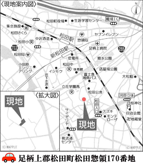 【区画図】 | 新築一戸建て「松田町松田惣領第26」