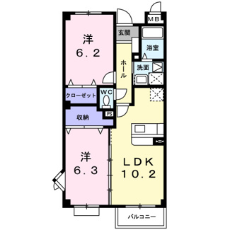 【間取り】 | レジデンス　せんゆう