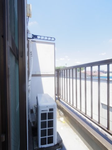 アート青葉町のバルコニー