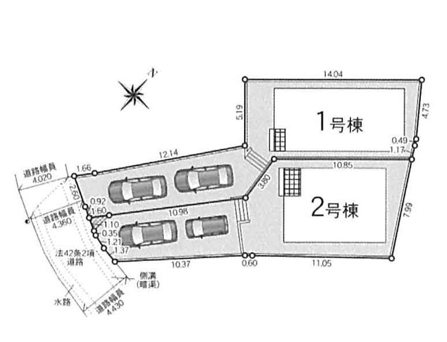 【区画図】 | 新築一戸建て「松田町松田惣領第26」