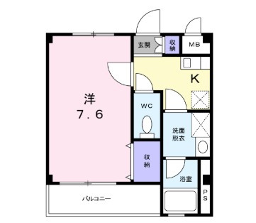 アンソレイユ・ＳＴの間取り|間取りです。