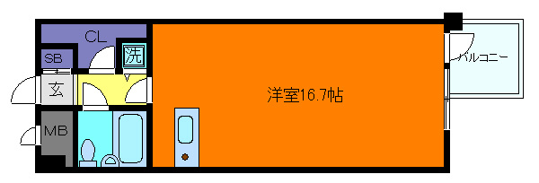 ホープ芦屋の間取り