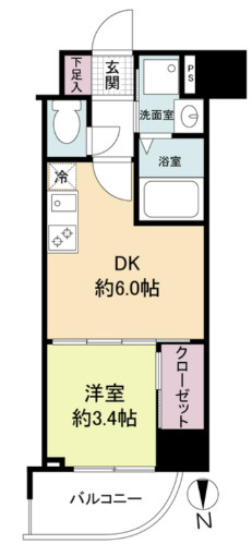 【間取り】 | セレニテ谷町四丁目アリエ