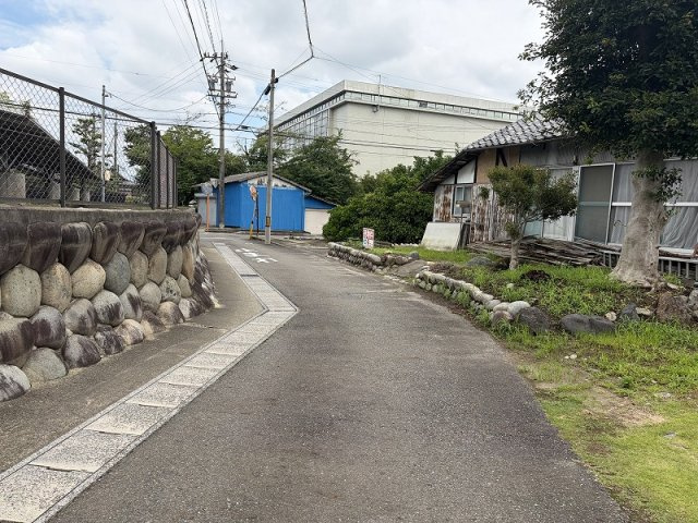 各務原市川島河田町の前面道路含む現地写真