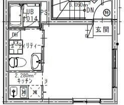 フィオーレ日暮里の間取り|間取りです。